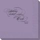 Romantic Script Napkins Image 2 of 2